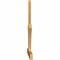 Ekena Millwork Richland Rough Sawn Timber Gable Bracket, Western Red Cedar, 108"W x 45"H x 2"D x 4"F, 10/12 Pitch GBW108X45X0204RIC00RWR - alternate 4